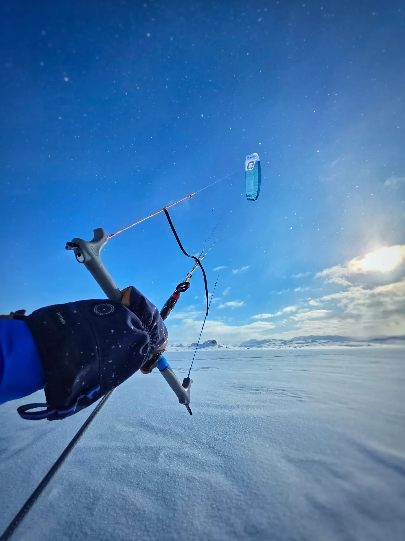 Ski-Kiting in Finse